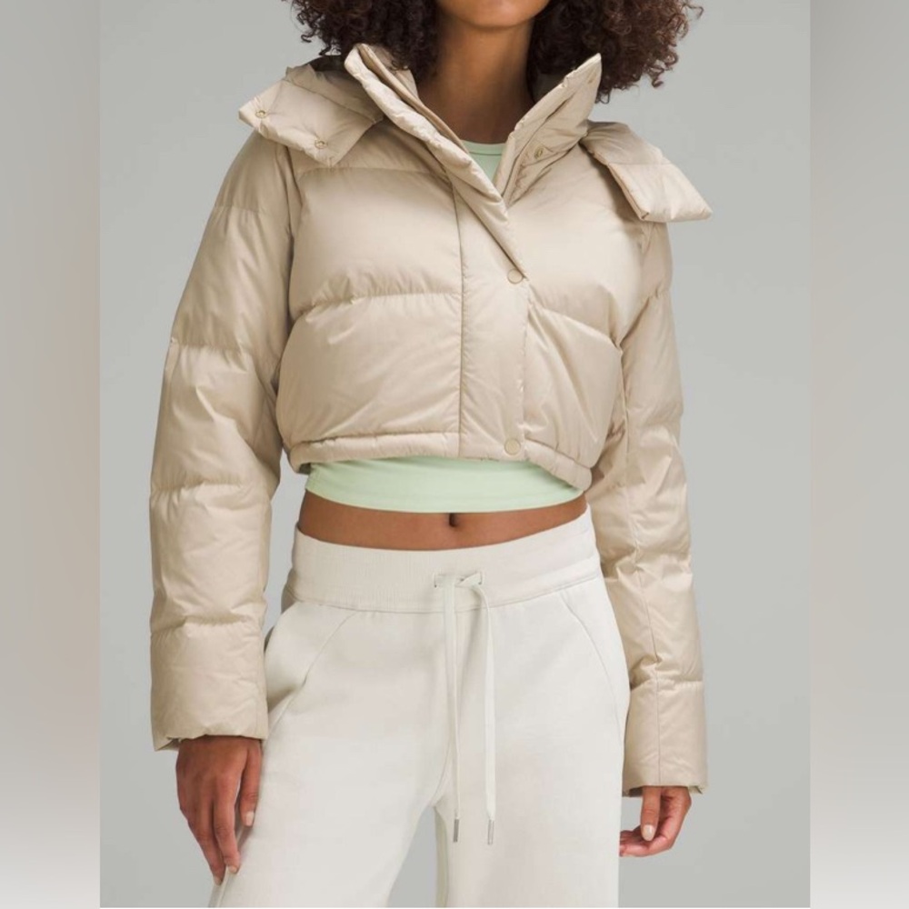 NWOT Lululemon Wunder Puff Super-Cropped Jacket Trench